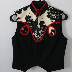 Cow Print Hobby Horse Vest
